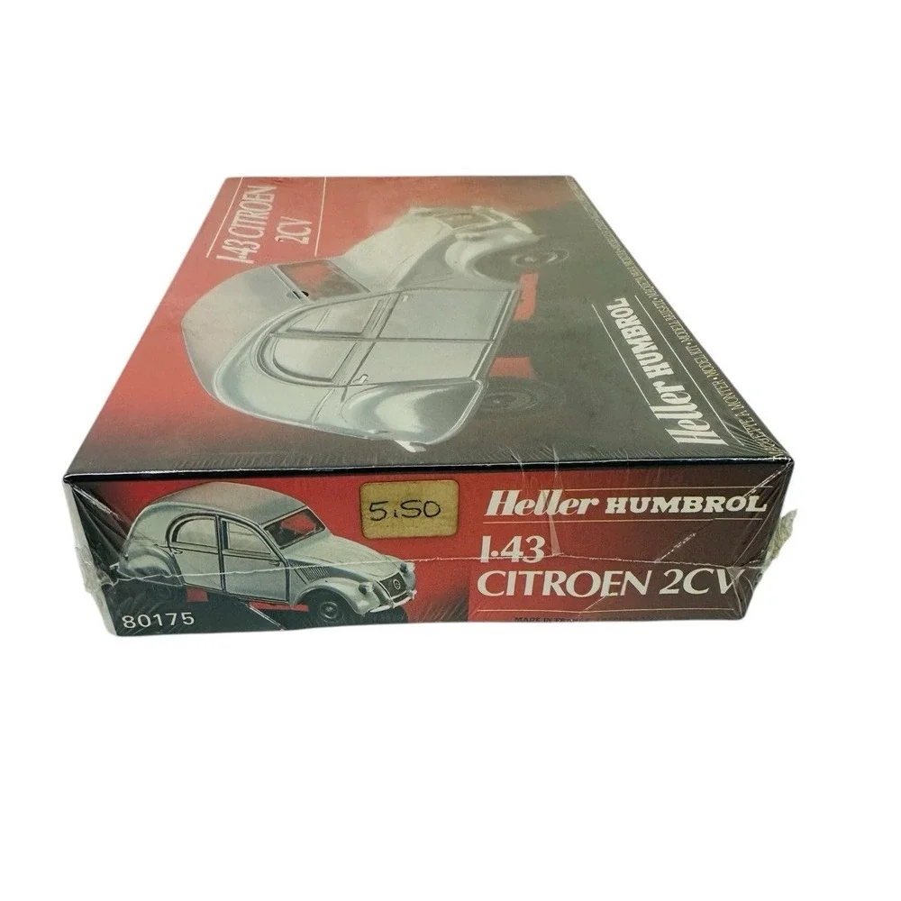 Heller Humbrol 1:43 Citroen 2 CV No. 80175‎ Factory Sealed New Vintage NOS